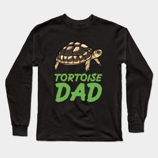 Green Tortoise Dad for Tortoise Lovers Long Sleeve T-Shirt